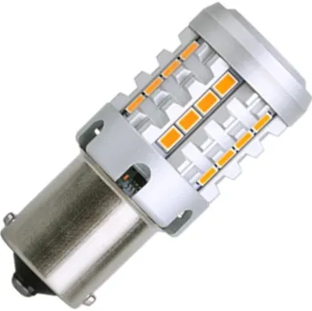 Autožárovka LED Autožárovky PY21W BAU15S - 26x SMD 3020 12V 26W oranžová