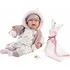 Panenka Llorens New Born realistická panenka miminko se zvuky a měkkým látkovým tělem 42 cm