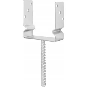 Příslušenství pro plot PUZ 150 Patka sloupku s prolisem 150x60x4mm