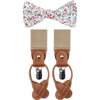 Kravata Bubibubi Motýlková sada Bea s kšandami