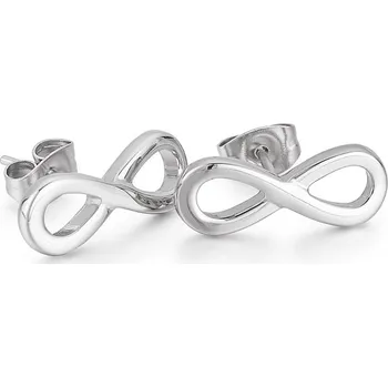 Náušnice Troli Módní ocelové náušnice nekonečno VWSE004 S + 2 měsíce na vrácení zboží