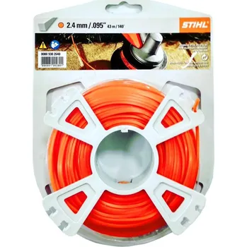 Zahradní technika Žací struna STIHL 2,4 mm x 41 m (čtyřhranná, oranžová)