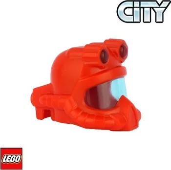 Stavebnice LEGO LEGO® Příslušenství k figurkám LEGO Potápěčská Helma / červená 67298pb01
