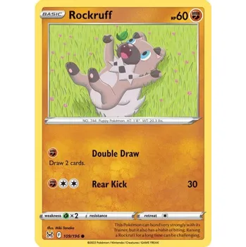 Sběratelská karetní hra Pokémon karta Rockruff 109/196 - Lost Origin