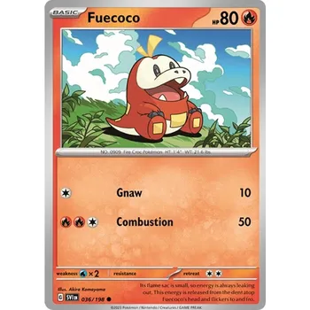 Karetní hra Fuecoco 036/198 - Scarlet & Violet Typ karty: Reverse Holo