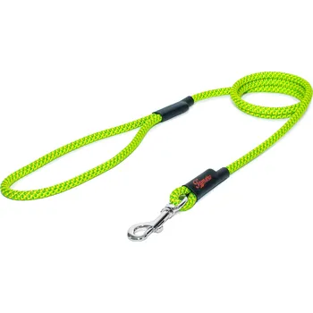 Vodítko pro psa Tamer Lanové vodítko KLASIK | Střední pes | Žlutozelené - 457 Délka: 115 cm