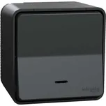 MUR35024 Přepínač střídavý ř.6 s kontrolkou, IP55, kompletní , povrchový, antracit, Schneider