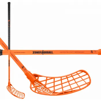 Florbalová hůl Zone Hyper Composite Light 29 black/orange vel. 100cm (=110cm) levá kulatá (levá ruka dole)