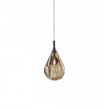 Bomma Luxusní závěsné svítidlo Soap mini Barva: Zlatá, Montura: s monturou, Barva komponentu: Antracit