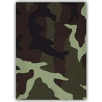 Velké nažehlovací záplaty - maskáčová - sáček