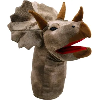 maňásek Maňásek na ruku - hlava - Triceratops (Large Dino Heads 40 cm)