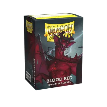 Příslušenství k deskovým hrám Obaly na karty Dragon Shield Standard Sleeves - Matte Blood Red - 100 ks