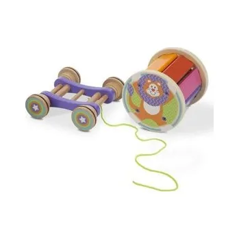 Hudební nástroj pro děti MELISSA & DOUG - XYLOFON NA KOLEČKÁCH