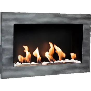 Biokrb BIO FLAME biokrb Easy S Open Patina šedá 65x40 cm
