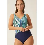 Dámské jednodílné plavky Naturana 73417 modré Barva: Modrá, Velikost: 80E