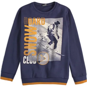 Chlapecká mikina Chlapecká mikina LEMON SNOWBOARD modrá Velikost: 164