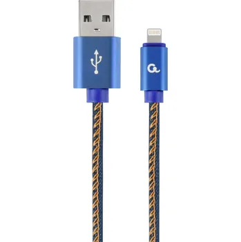Kabel do PC Gembird CC-USB2J-AMLM-1M-BL USB-A - Lightning, 1m, modrý
