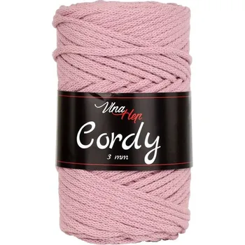 Příze Cordy, 3mm, 8003, světle starorůžová