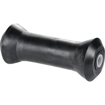 Přívěs na člun Centrální kýlová rolna PVC černá, Ø 80 mm, délka 220 mm