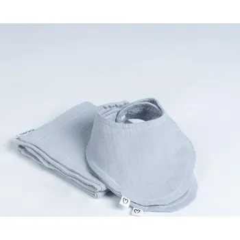 Utěrka Tulimese Slintáček: souprava mušelínová šedá VÝBĚR VARIANTY PROVEDENÍ: SAMOSTATNÁ UTĚRKA 50X70 CM