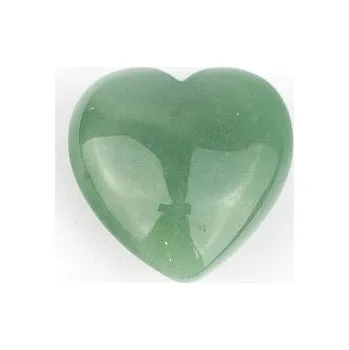 Drahý kámen Srdce hmatka - avanturín zelený