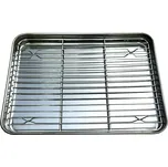 Nerezový plech na pečení s mřížkou 31 x…