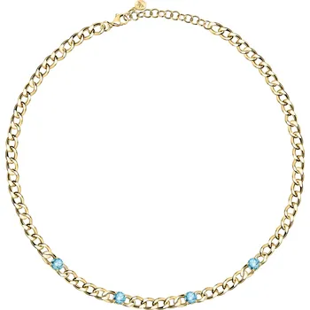 Náhrdelník Morellato Půvabný pozlacený náhrdelník s krystaly Poetica SAUZ04 + 2 měsíce na vrácení zboží