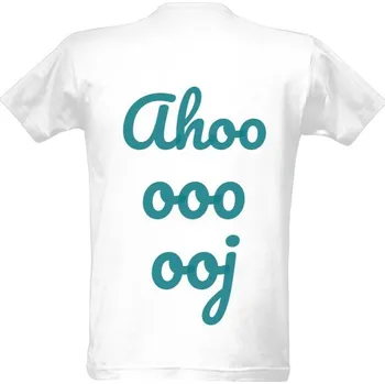 Pánská móda Tričko s potiskem AHOOOOOOJ pánské