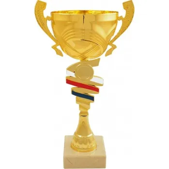 Pohár PST203 Barva: zlato, Výška: 32,0 cm, Průměr kalichu: 12 cm