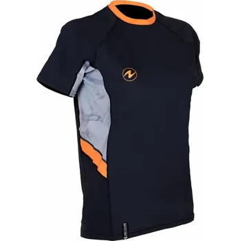 Neoprenové oblečení Aqualung Dámské lycrové triko Aqua Lung LOOSE FIT černá/šedá krátký rukáv XS + DÁREK