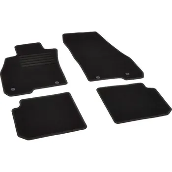 autokoberec Autokoberce textilní přesné černé / černé obšití - Alfa Romeo MiTo (Typ 955) (2008-2018) 5-sedadel