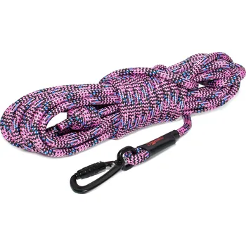 Vodítko pro psa Tamer Lanové vodítko STOPOVAČKA TWIST | růžová - 402 Délka: 15m