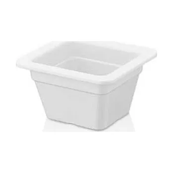 KULSAN MELAMÍNOVÁ GASTRO MÍSA 17,6X16,2X10CM BÍLÁ