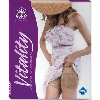 Dámské punčochy Krajkové pásky proti odření stehen ELITE Bardottky Barva: tělová, Velikost: F