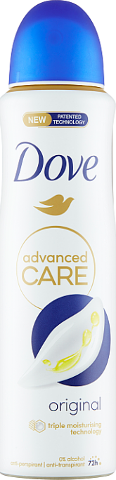 DOVE Advanced Care Original Antiperspirant Sprej Od 69 Kč - Zbozi.cz