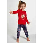 Pyžamo hočičí Cornette 130 Vánoční sobík červené Barva: červená, Velikost: 86-92