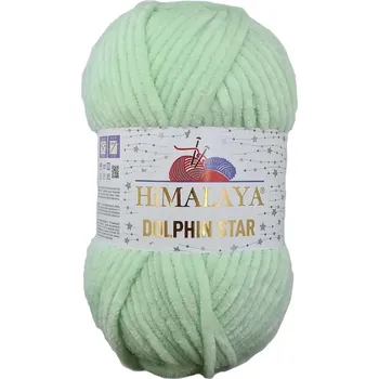 Příze HIMALAYA Dolphin Star 92107 Zelenkavá (Příze Dolphin Star 92107 zelenkavá)