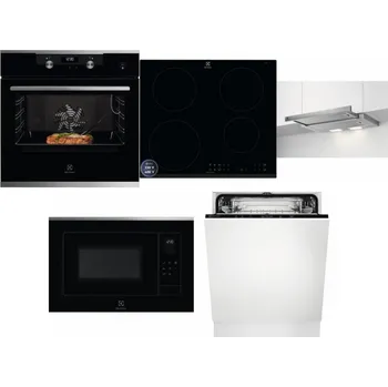 Set domácích spotřebičů ELECTROLUX KODEC75X2 + ELECTROLUX LIR60433B + ELECTROLUX LFP326S + ELECTROLUX LMS4253TMX + ELECTROLUX EEA27200L