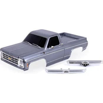 RC vybavení 1:10 Traxxas TRX-4: Karosérie Chevrolet K10 Truck 1979 stříbrná