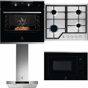 Set domácích spotřebičů ELECTROLUX KODEC75X2 + ELECTROLUX KGS6426SX + ELECTROLUX LFT426X + ELECTROLUX LMS4253TMX