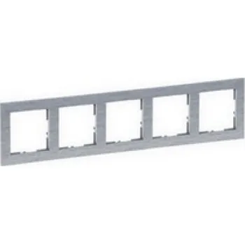 vypínač Legrand SUNO pětirámeček broušený hliník 721565