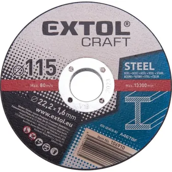 Řezný kotouč Extol Craft 106910 115 mm 5 ks