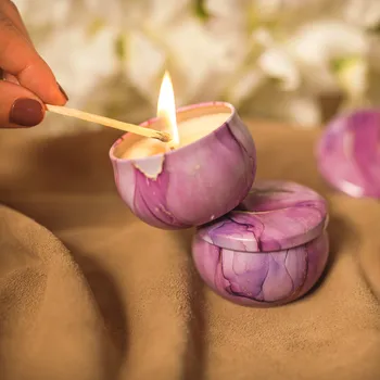 Svíčka Pohádková svíčka Viola, 75 ml