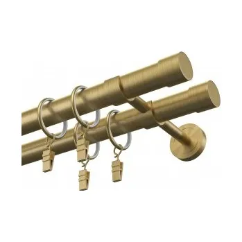 Garnýž Kovová dvojitá garnýž EXCLUSIVE Antik Ø 28 mm - Pullo