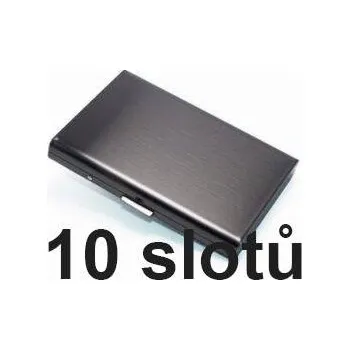 Multifunkční minimalistická peněženka - 10 černých karet