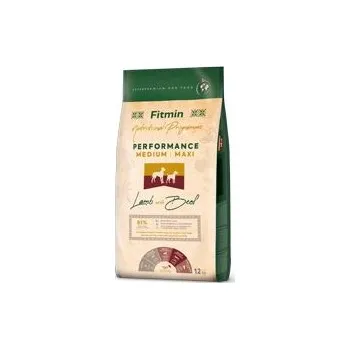 Krmivo pro psa Fitmin dog medium maxi performance lamb beef 12 kg