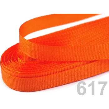 Stuha Taftová stuha - 9mm/10 m - oranžová