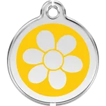 Red Dingo známka – Flower Yellow – Květina žlutá velikost známky M - 30 mm
