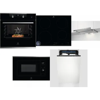 Set domácích spotřebičů ELECTROLUX KODEC75X2 + ELECTROLUX LIR60433B + ELECTROLUX LFP326S + ELECTROLUX LMS2203EMX + ELECTROLUX EEM23100L
