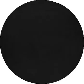 Koberec Kusový koberec kruh Pouffy 5100 black - Kruh 120 cm průměr
